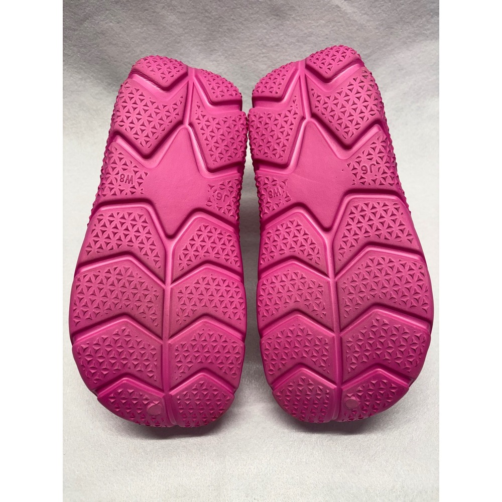 Pink Foam Clogs with Charms Womens Size 8 Mens 6 J6 Slip On Sandals Pink - Picture 6 of 9